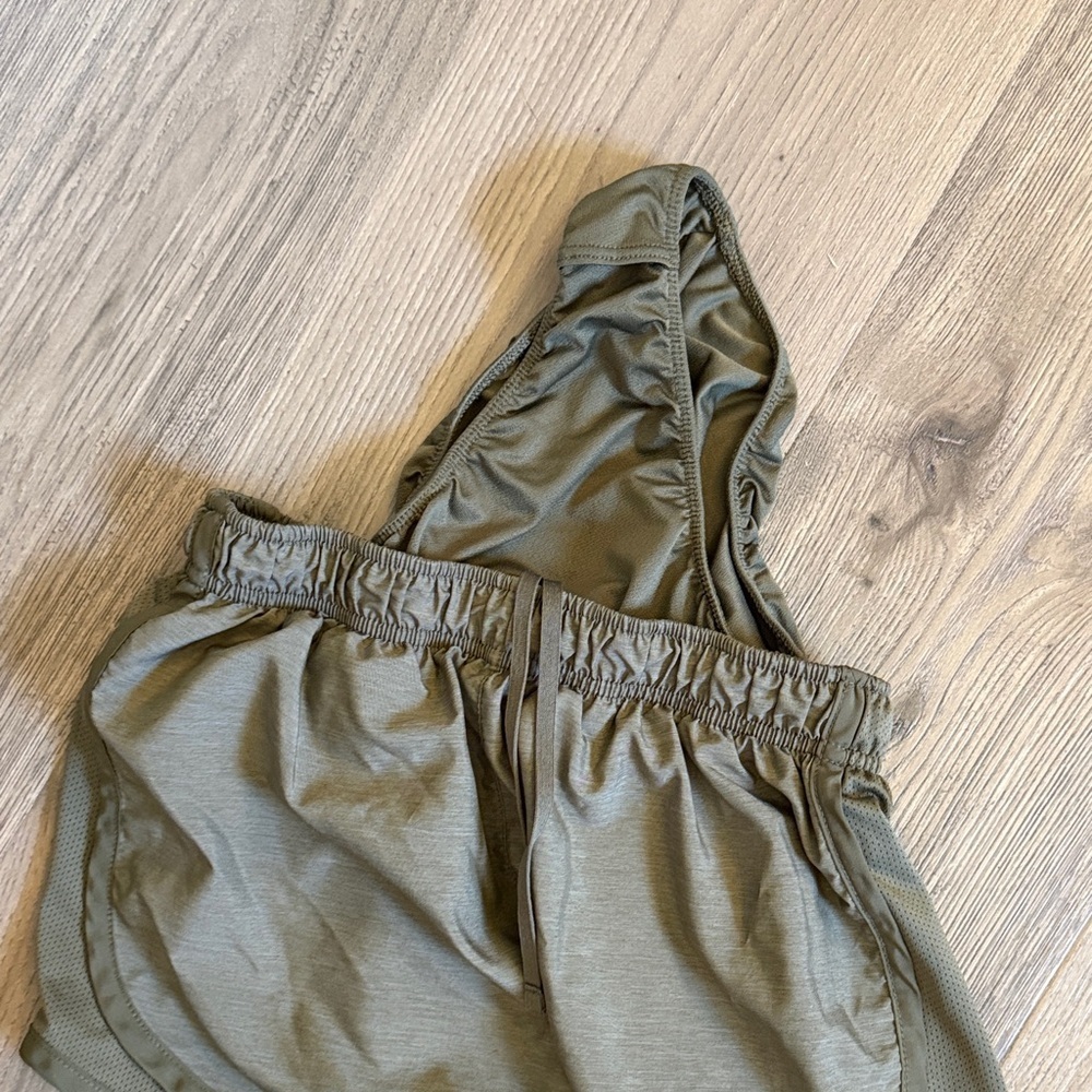 Nike Women's Athletic Shorts - Olive and Black bundle of two - Picture 7 of 8